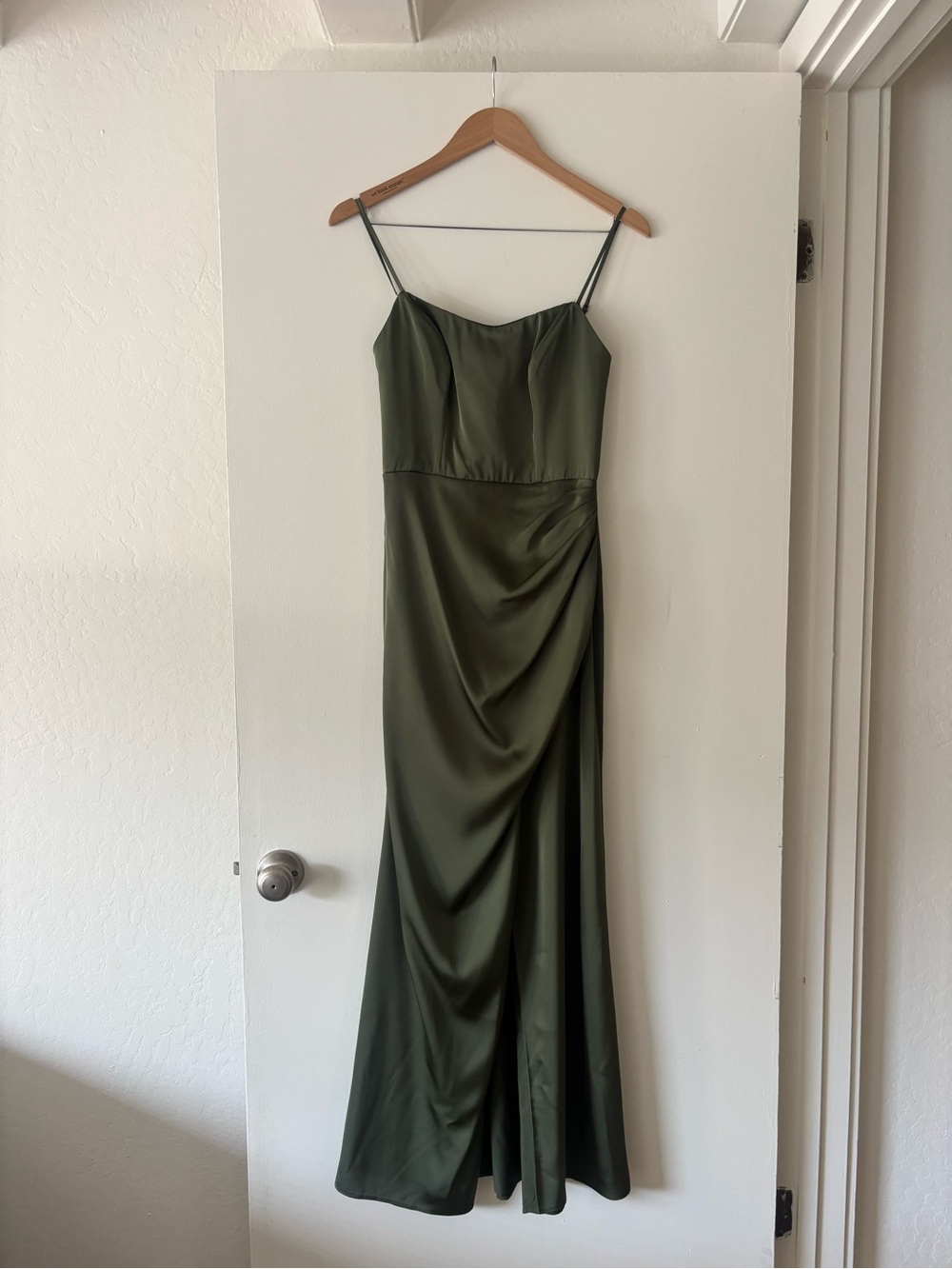 Birdy Grey Anne Matte Satin Olive Green